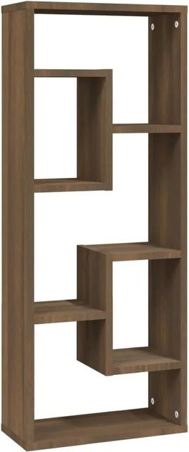 vidaXL Wandregal in Eiche Braun aus Holzwerkstoff, B/T/H: 36 x 16 x 90 cm - Bild 1