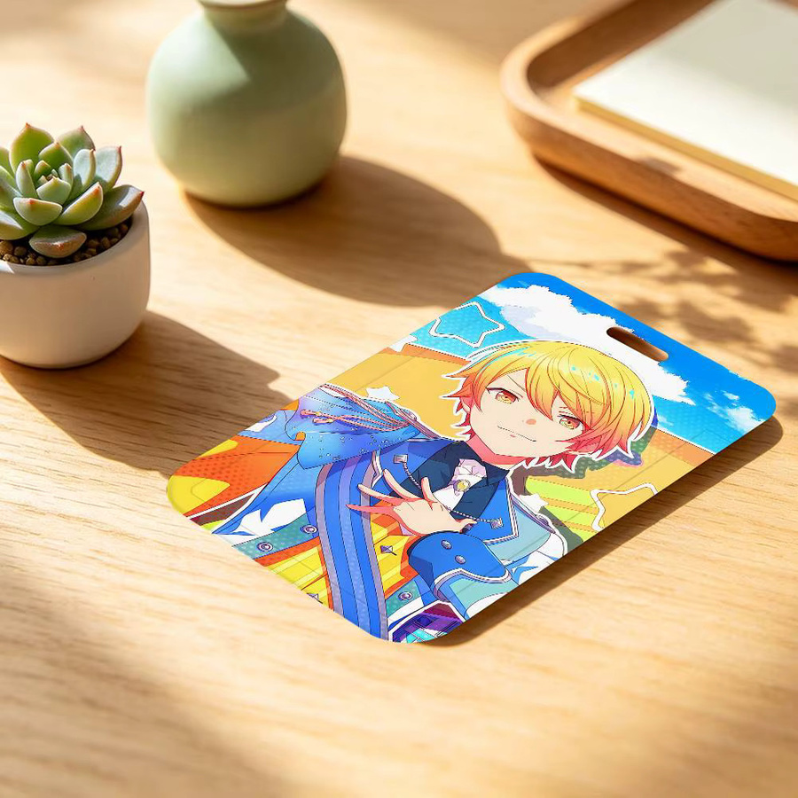 P-Project S-Sekai Tsukasa Tenma Ausweishalter mit Umhängeband in Multicolour für Büro und Schule - Bild 2