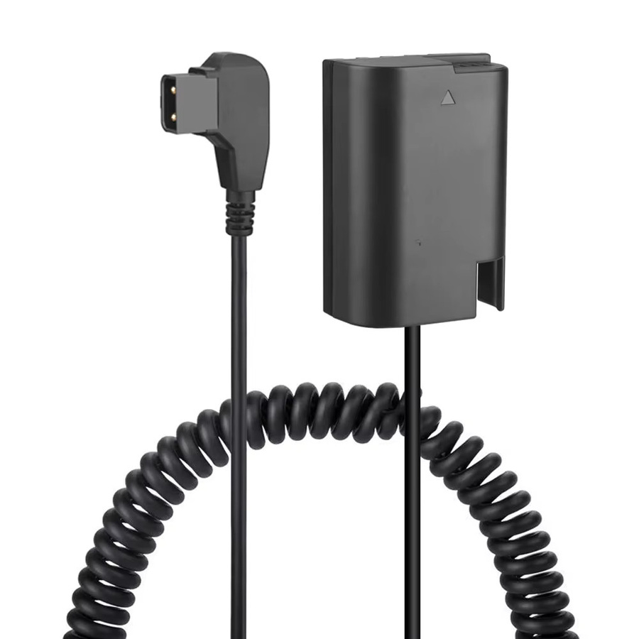 Panasonic D-TAP Adapter-Federkabel auf DMW-BLK22 Dummy-Batterie DMW-DCC17 DC-Koppler für Panasonic Lumix DC-S5, DC-S5K und GH6, Schwarz - Bild 5