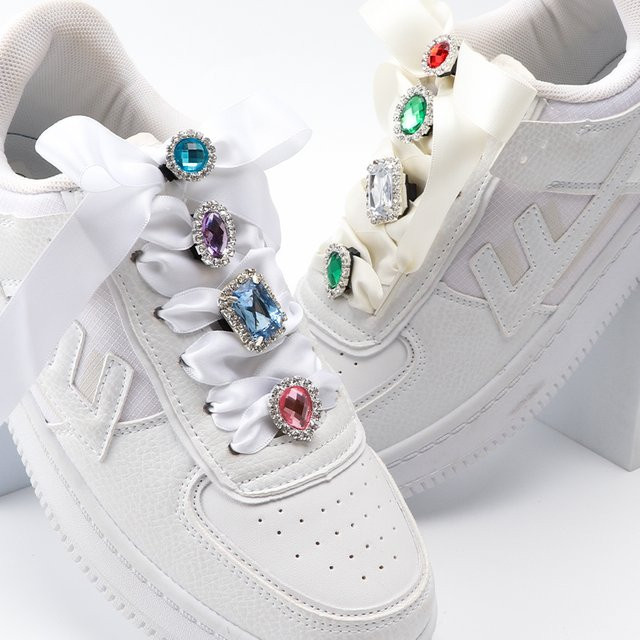 Schuh Charms, Strass, Kunststoff, Unisex - Bild 1