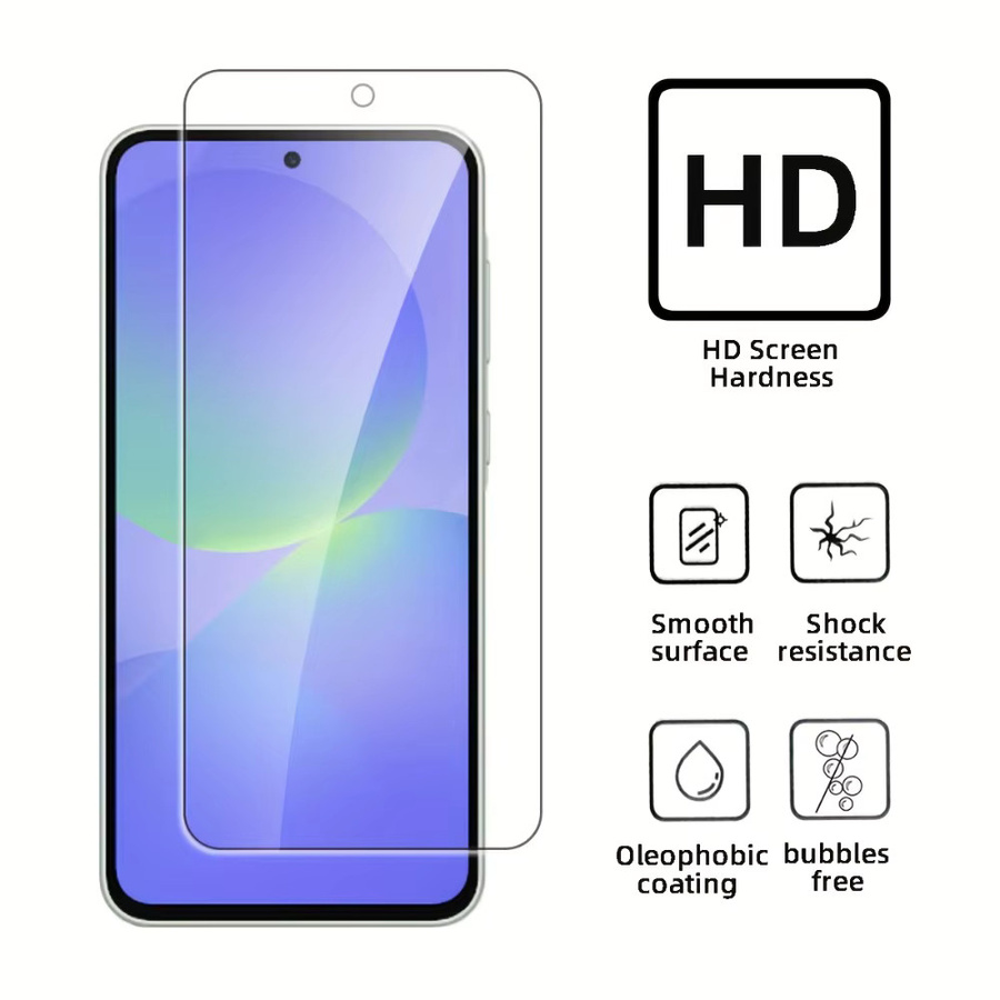 4er-Pack ultraklares gehärtetes Glas Displayschutzfolie für Samsung Galaxy A56 A55 A54 A36 A35 A33 A26 A25 A17 A16 A15 A07 in Transparent - Bild 2