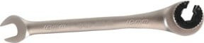 BGS Ratschenring-Maulschlüssel 30840 aus Chrom-Vanadium in Silber, SW 10 mm - Bild 1
