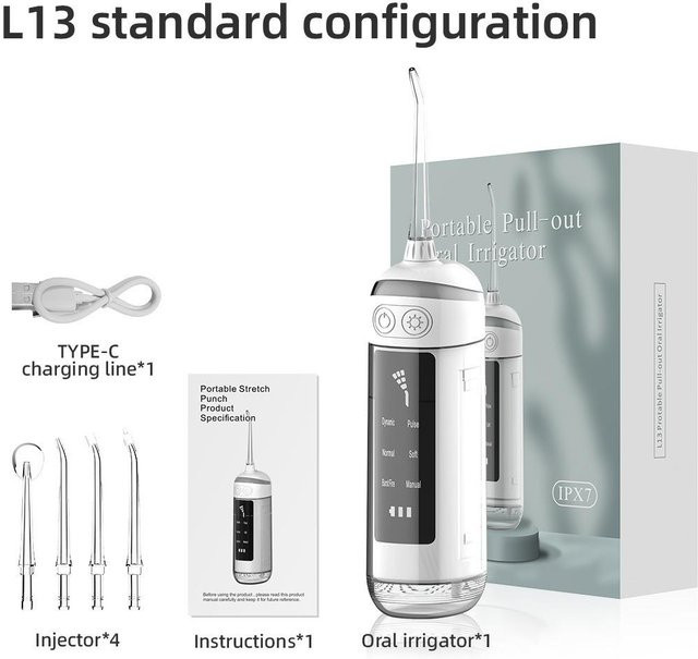 Meiyijie Dental-Handreiniger, Weiß, Unisex - Bild 1