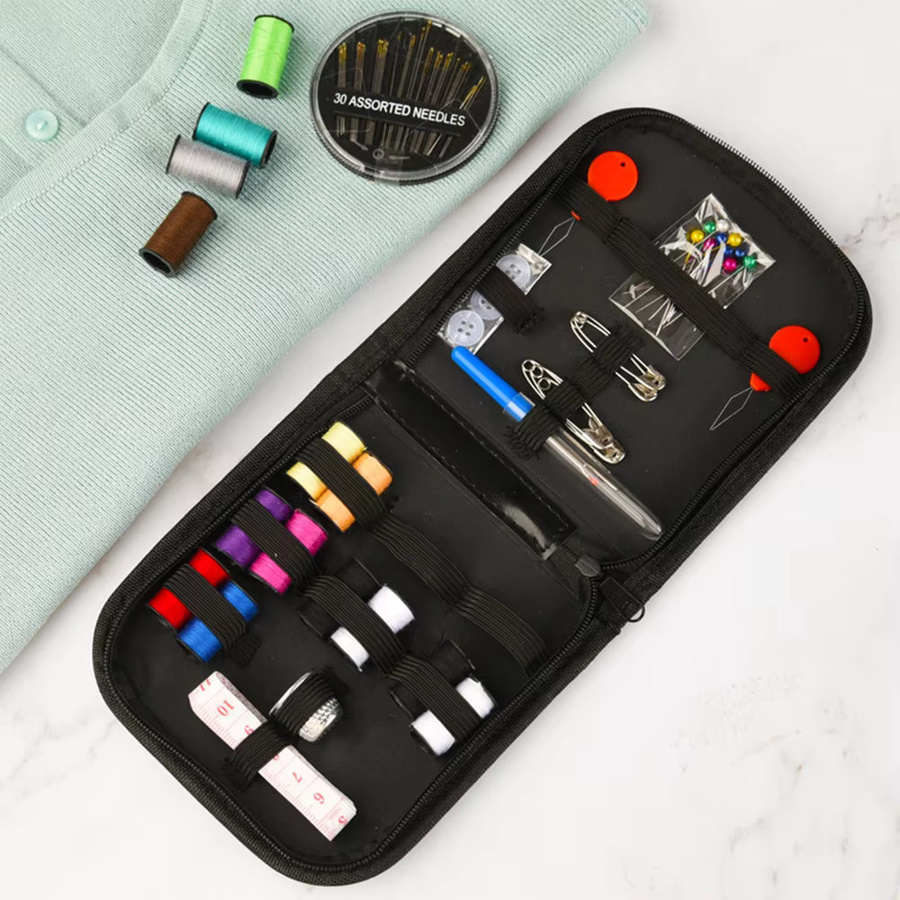 Multifunktions-Nähbox-Set DIY Nähkit mit Nähzubehör für Handquilten und Sticken in Multicolor - Bild 1