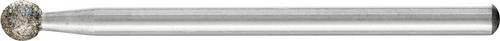 PFERD CBN-Schleifstift Kugel Durchmesser 4,0 mm Schaft-Durchmesser 3 mm B126 mittel zum Gravieren und Entgraten in Silber - Bild 1