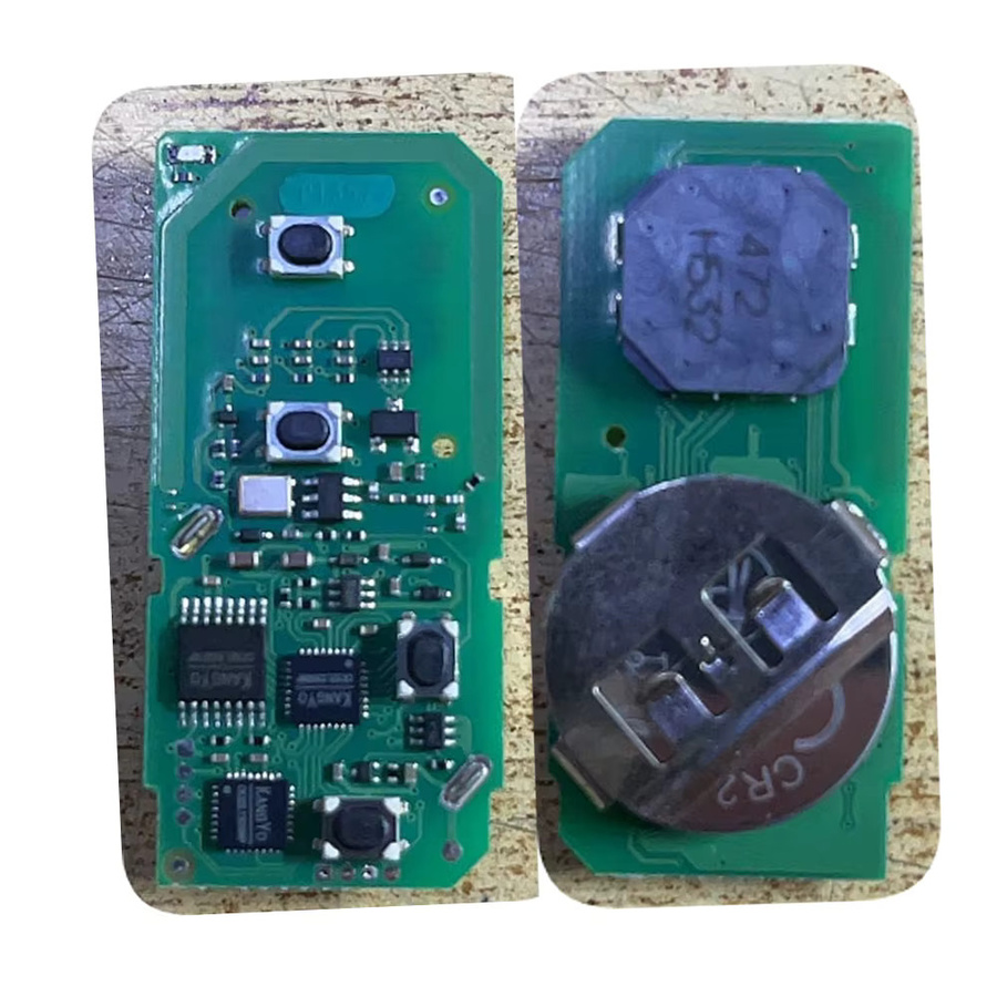 KEYECU Smart Remote Key F433 Board ID für LEXUS LS460, 433,92 MHz, 4D74 DST80 P1 98, FCC ID: B76EA TOY40, Schwarz - Bild 2