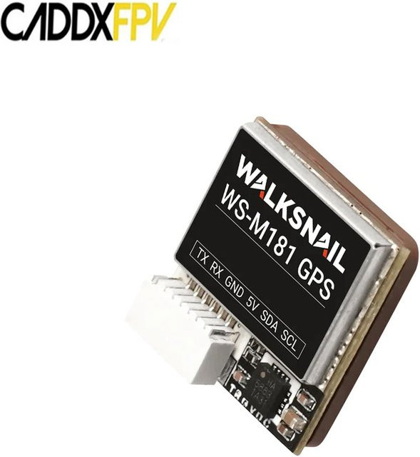 Walksnail WS-M181 GPS M10 GNSS Modul mit integriertem QMC5883 Kompass und Keramikantenne für RC Flugzeuge FPV Freestyle und Long Range DIY Projekte - Bild 1