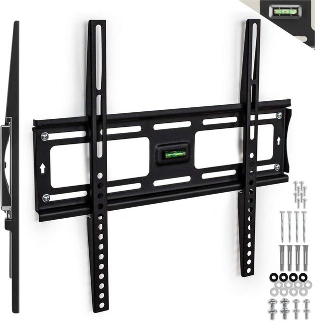 Tectake TV Wandhalterung für 26 bis 75 Zoll, stufenlos breitenverstellbar, bis 100 kg, VESA 400 x 400 mm, Schwarz - Bild 3