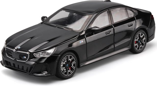 Fourall- Model Cars BMW I5 M60, Sportwagenmodell, 1:24, Metall, Schwarz, mit Licht und Sound - Bild 1