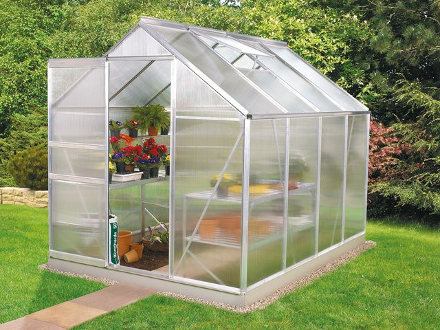 VITAVIA Gartengewächshaus-Set Venus mit ca. 5,0 qm Anbaufläche - Bild 1