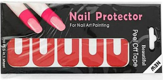 Broadfashion Beauty Care Nagelabziehband U-Form, rot - Bild 1