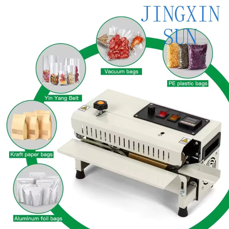 FR-400 Kontinuierliche Heißsiegelmaschine für die automatische horizontale Verpackung von Kaffee, Tee, Chips und Aluminiumfolie sowie Plastiktüten in Weiß - Bild 2