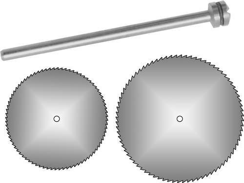 Donau Elektronik 1640 Kreissägeblatt-Set, Farbe: Silber, 19 mm - Bild 1