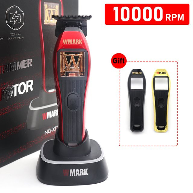 WMARK NG-XT1 Professioneller Herren-Detail-Haarschneider mit magnetischem Vektormotor und DLC-Klinge inklusive Sitzladegerät - Bild 1