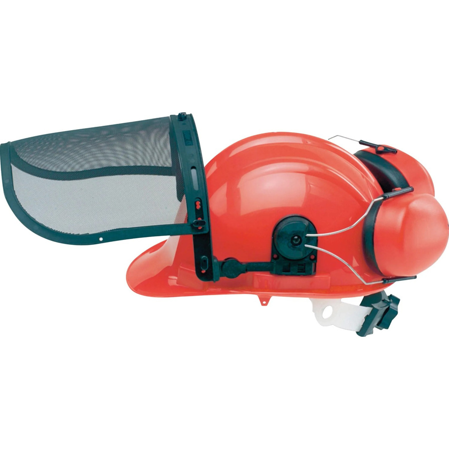 Scheibler Workwear Forsthelm-Kombination in Rot-Schwarz nach EN 397 - Bild 2