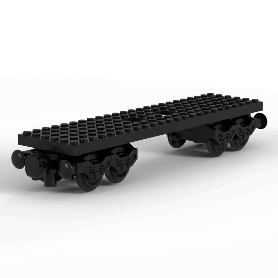 Stemedu MOC Baustein-Set Fahrzeug Radwagen in Schwarz aus Kunststoff für kreatives DIY-Spielzeug - Bild 3