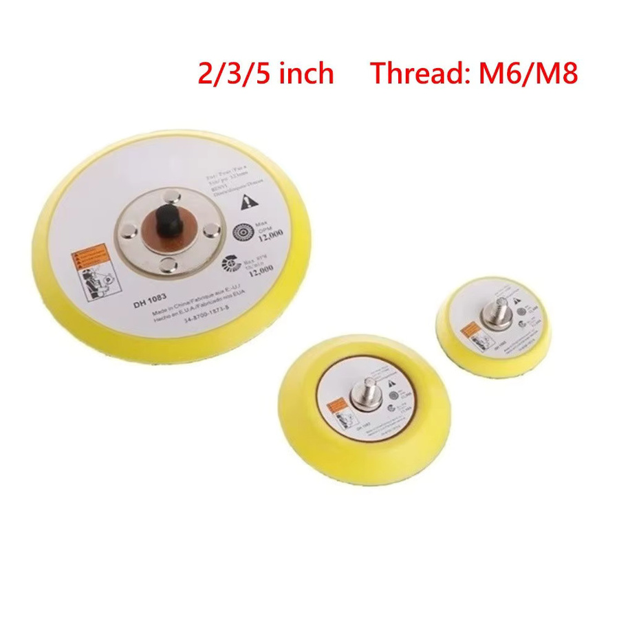 Vibratite Polierschleifscheiben Stützteller M6/M8 für pneumatische Schleifer 2/3/5 Zoll für Kunststein und Elektrowerkzeuge - Bild 2