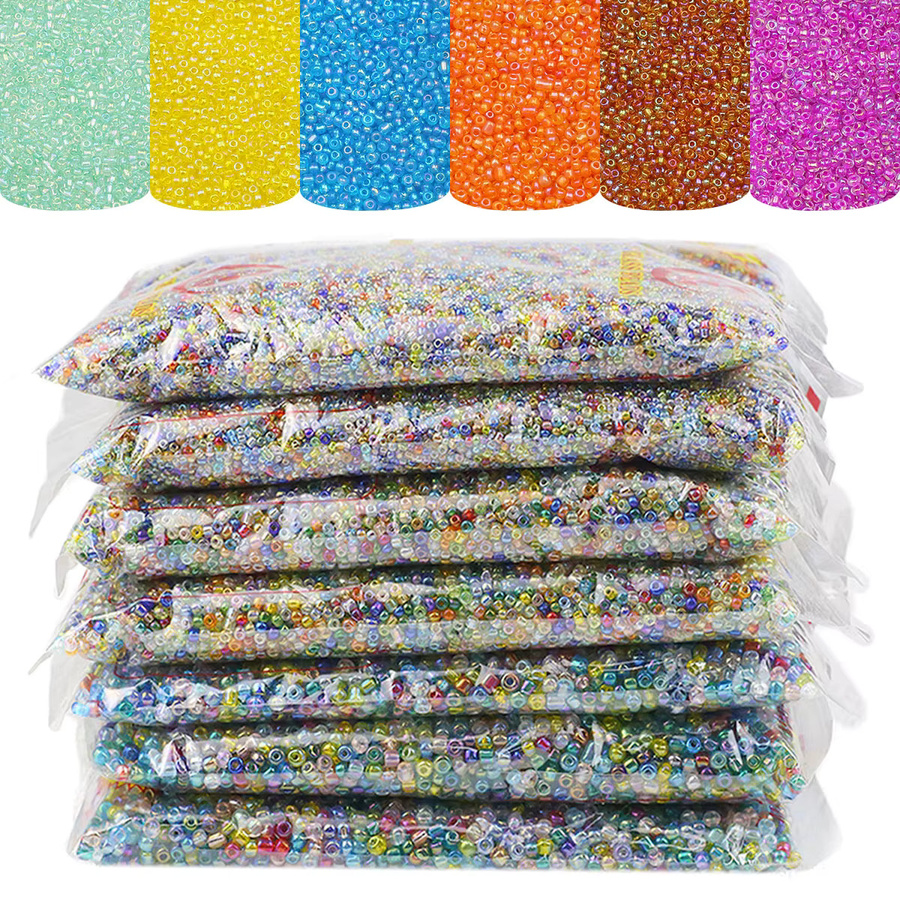 JHNBY Perlen Spacer, bunte Reis Form, 2/3/4mm, für Schmuck DIY - Bild 5