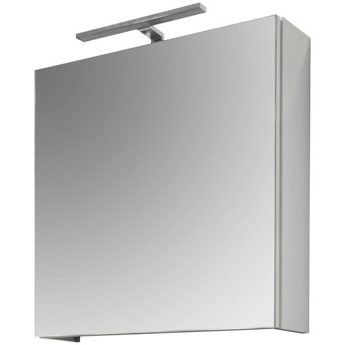 Sanotechnik Badmöbel-Set Stella 3-teilig in Eiche antik und Weiß mit Waschbecken aus Mineralguss und Spiegelschrank, Breite: 60 cm - Bild 2