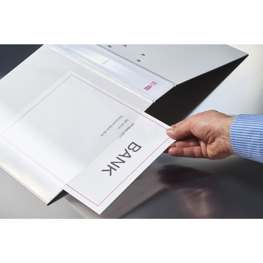 Veloflex VELODUR Präsentationsringbuch DIN A4 mit 4-Ring-Mechanik, weiß - Bild 2
