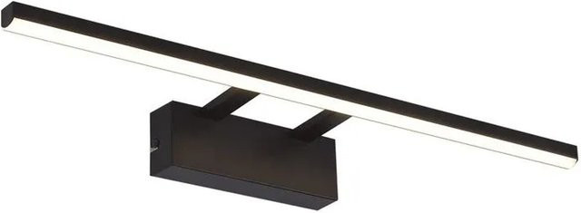 NETTLIFE LED Spiegelleuchte aus Metall in Schwarz, Breite: 60 cm - Bild 1