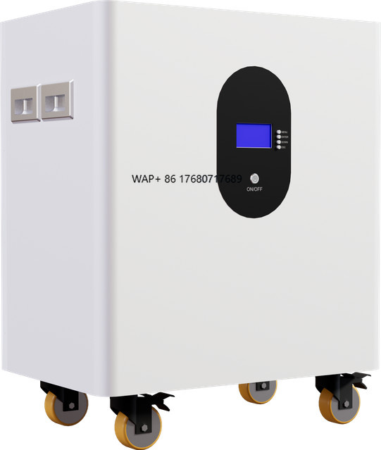 48V LiFePO4 Lithium Solar Pack mit CAN-Kommunikation und BMS für Home System, Weiß - Bild 1