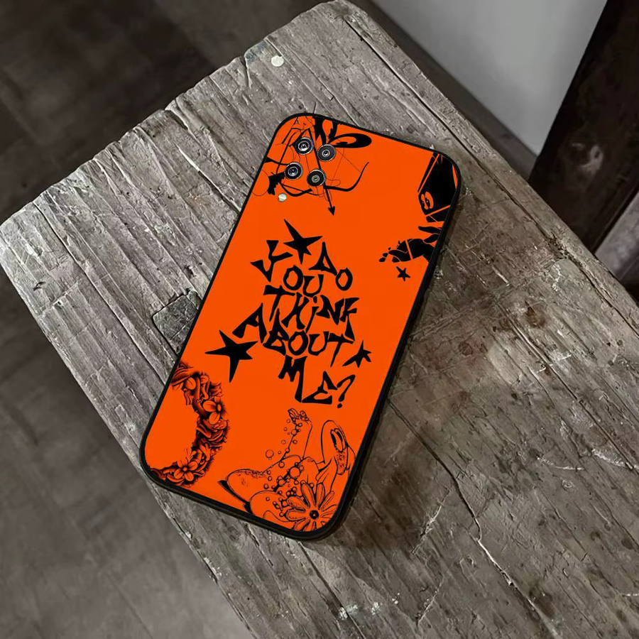 Mesuca Handyhülle ATP Album By Nsqk für Samsung Galaxy S21 S22 S23 S24 S25 S26 Ultra FE Plus 5G A52S Soft Cover Orange - Bild 2