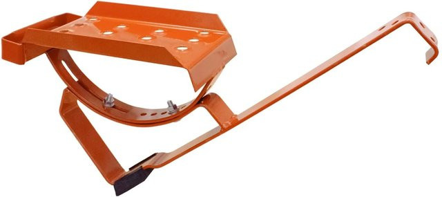 Daprona Dachtritt Set für Flache Dachziegel aus verzinktem Stahl in Ziegelrot, Breite: 25 cm - Bild 1