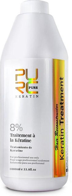 PURC Keratin Haarbehandlung, 1000 ml, für lockiges Haar - Bild 1