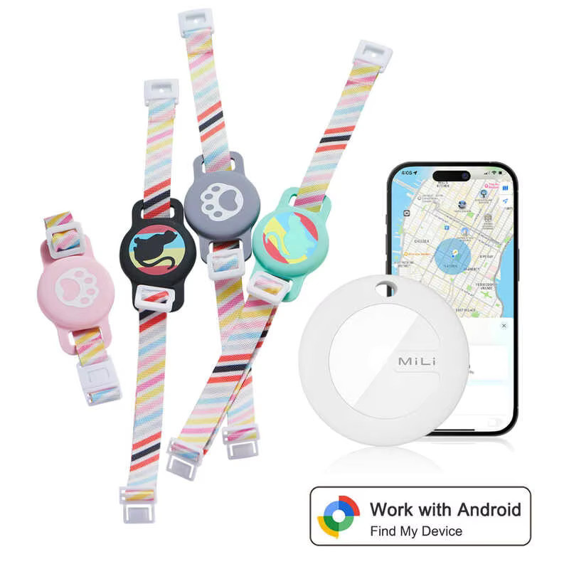 Mili Smart GPS Tracker Mitag Bluetooth Standortfinder für Android, Wasserdicht, Weiß - Bild 2