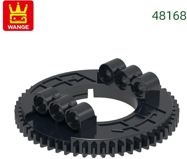 Yiran toy Drehteller Baustein, 14-teiliges Set, schwarz, ab 6 Jahren - Bild 1