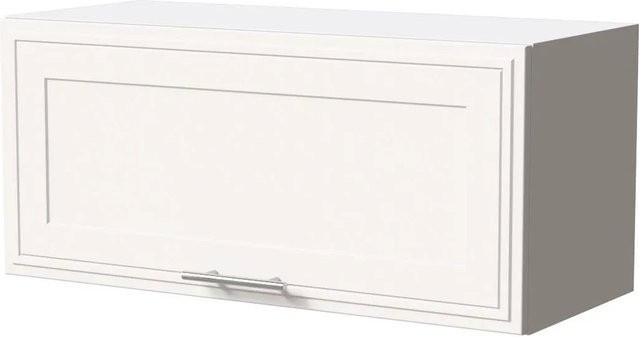 Feldmann-Wohnen Klapphängeschrank Salo W4B/80 in Weiß Matt mit Gasdruckdämpfer, B/T/H: 80 x 32,5 x 36 cm - Bild 1