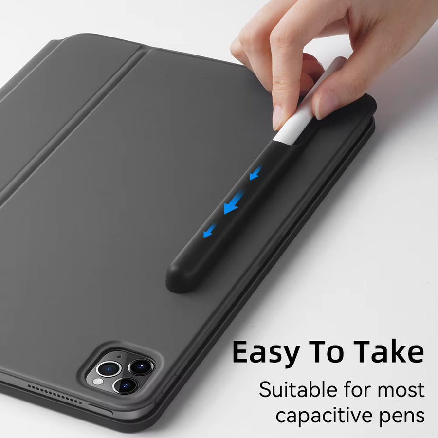 Hansong Universal Stifthalter mit Magnet und Klebstoff in Schwarz für Samsung, Apple und Xiaomi - Bild 4