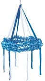 PAPSTAR Dekokranz Bayrisch Blau in Blau und Weiß, Durchmesser: 75 cm - Bild 1