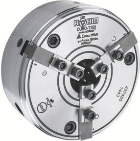 RÖHM DURO-T 160 KK 5 ISO702-2-1 Spannzangenfutter in Silber mit Befestigung von vorn - Bild 1
