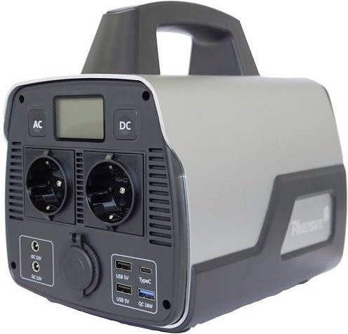 Phaesun Portable Power Pack Energy Gen T500 380149 Powerstation, Li-Ion Akku, Grau, B x H x T: 30,5 x 21 x 16,8 mm - Bild 1