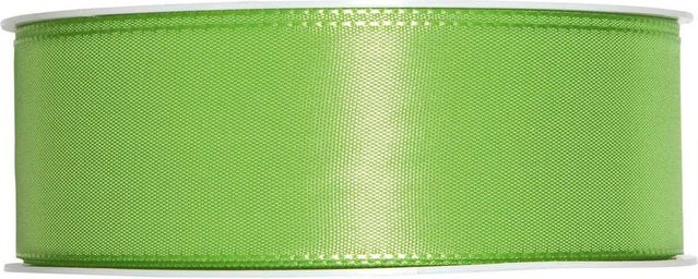 Halbach Taftband aus Polyester in Hellgrün, Breite: 4 cm, Länge: 5 m - Bild 1
