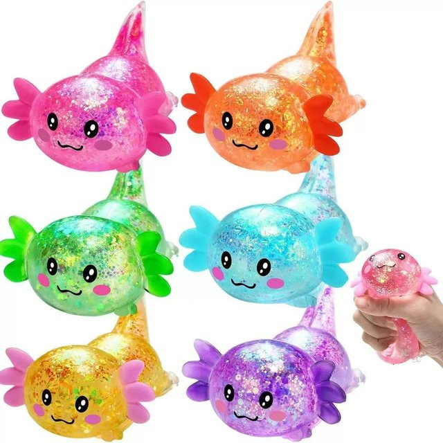 GSF Axolotl Squishy, Fidget-Spielzeug, Stressball - Bild 1