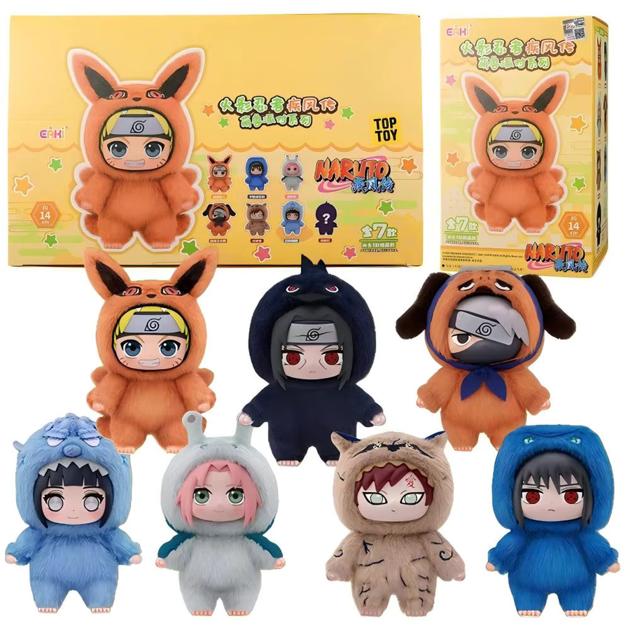 TOP TOY Naruto Sasuke, Tierfigur, Vinyl Plüsch Blind Box Figur Anhänger - Bild 1