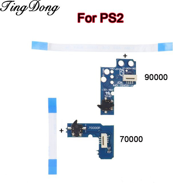 TingDong Power Switch Board mit Kabel für PlayStation 2 PS2 70000 und 90000 Slim Serie - Bild 1