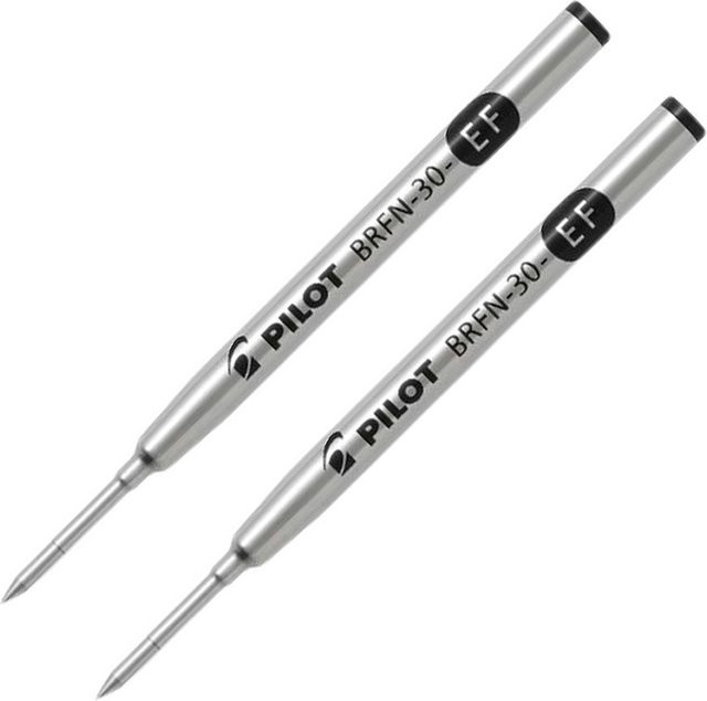 2er-Pack Pilot BRFN-30F/EF Kugelschreiberminen für Cavalier Acro Drive, Farbe: Schwarz - Bild 1