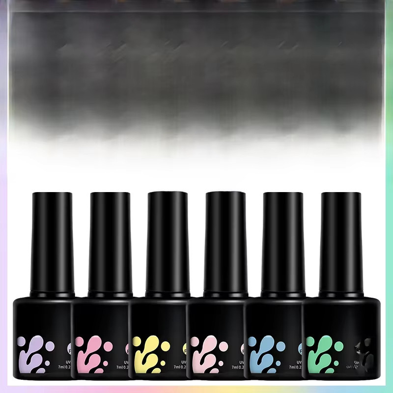 LILYCUTE Macaron Serie Gel Nagellack, 6er Set, Glänzend, 7 ml - Bild 5