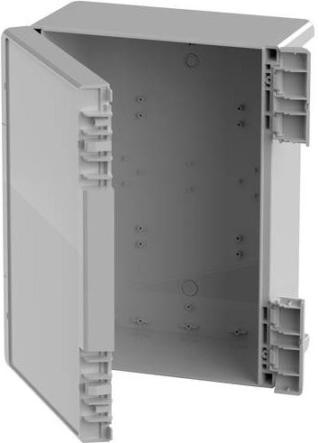 Bopla Bocube Industrie-Gehäuse aus ABS in Lichtgrau RAL 7035, B/T/H: 28,4 x 36,4 x 16,0 cm - Bild 1