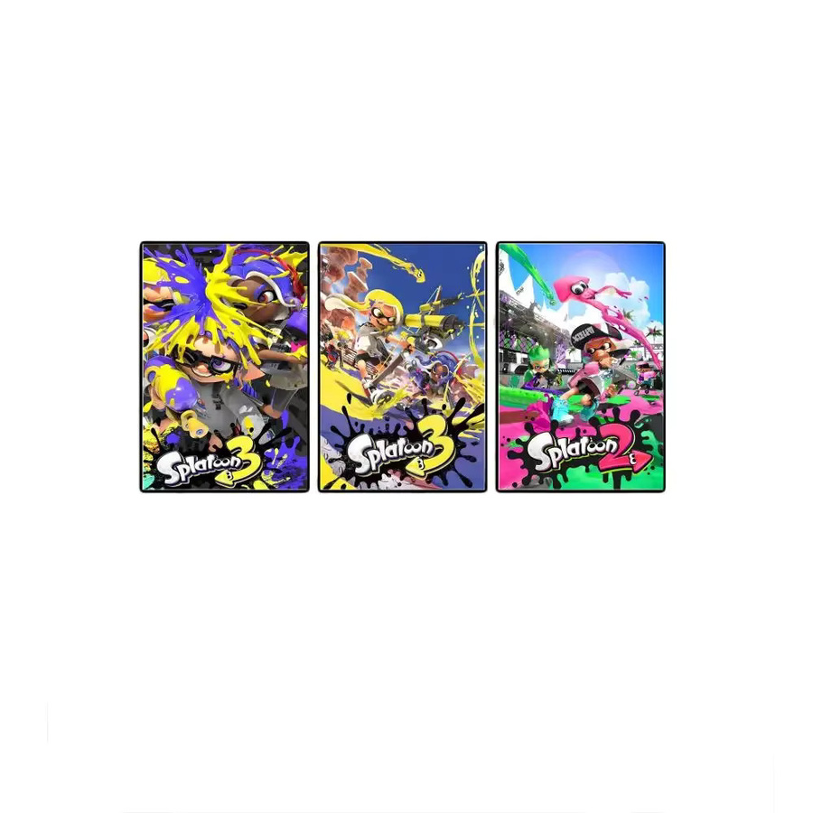 G-Game Splatoon 3 Leinwandposter im Vintage-Stil, mehrfarbig, Wandkunst für Wohnzimmer und Schlafzimmer - Bild 4