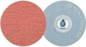 PFERD TOOLS COMBIDISC Korund Schleifblatt CD Ø 75 mm A60 COOL in Rot für Edelstahl und Metall - Bild 1