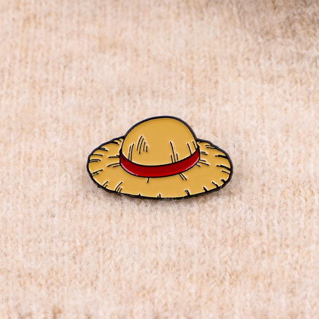 Bandai Piraten-Emaille-Pins, Anime-Hut-Broschen - Bild 1