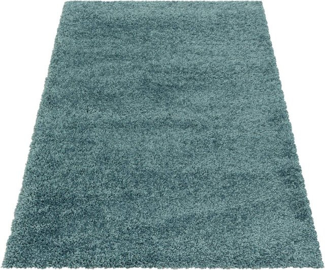 Ayyildiz Hochflorteppich Sydney Shaggy in Aqua Türkis, B/L: 80 x 150 cm - Bild 1