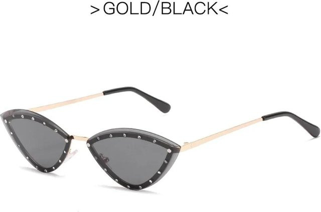 Yiran bag Sonnenbrille randlos, Cat Eye, Metall, Damen - Bild 1