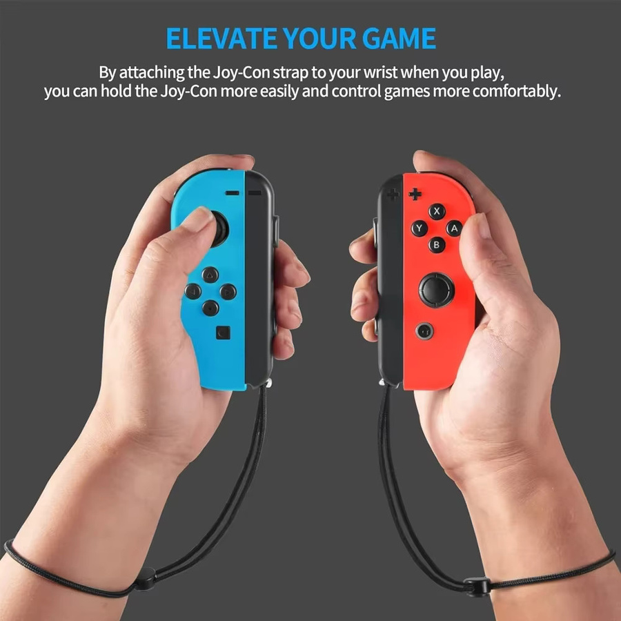 GAMINJA Handgelenk-Strap für Nintendo Switch und Nintendo Switch OLED in Schwarz - Bild 4
