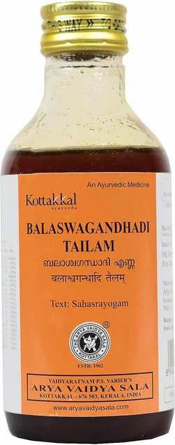 Kottakkal Ayurveda Balaswagandhadi Tailam Öl, 200 ml, Unisex - Bild 1